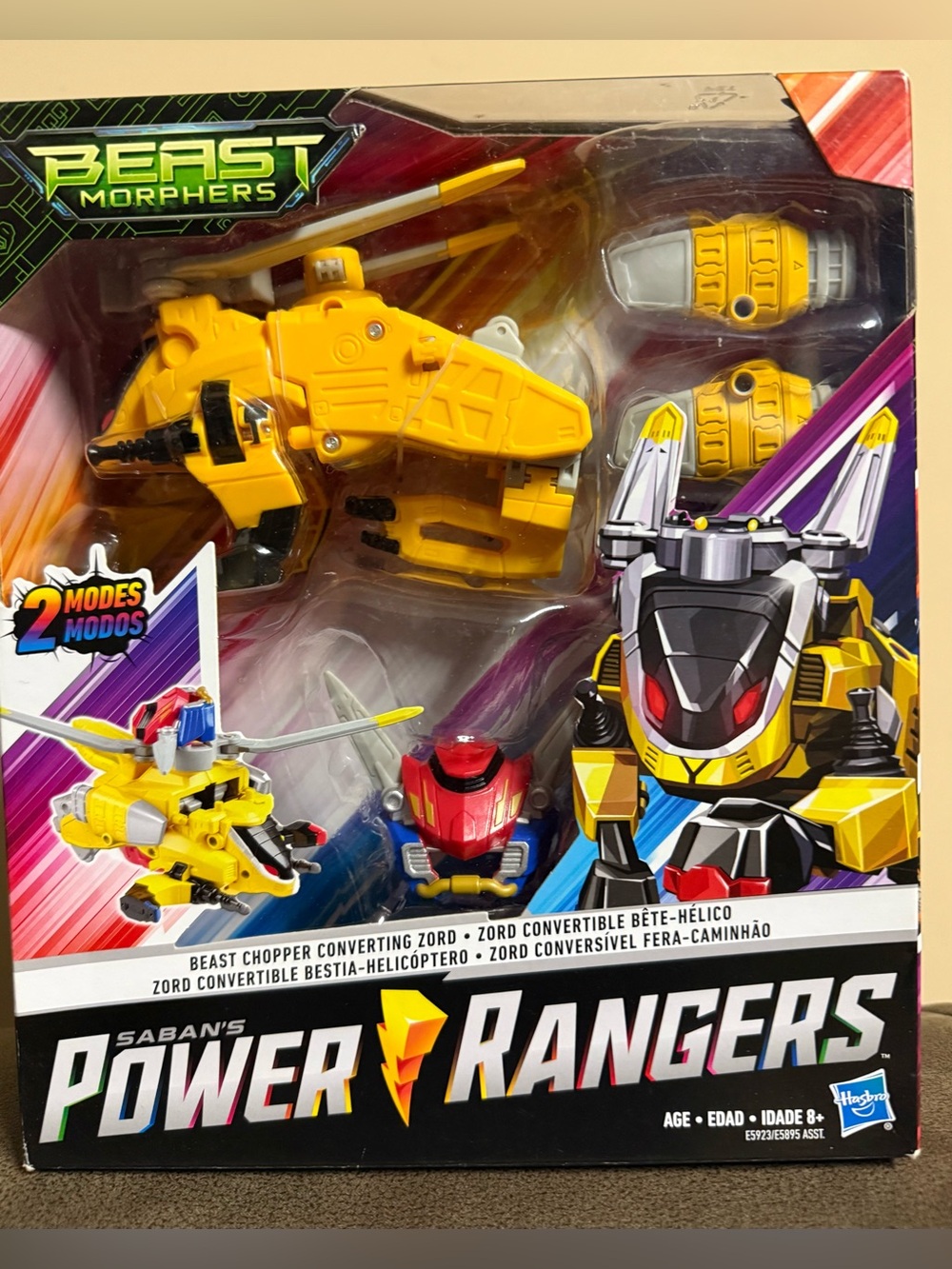 Hasbro Power Rangers Beast Morphers Beast Chopper Converting Zord